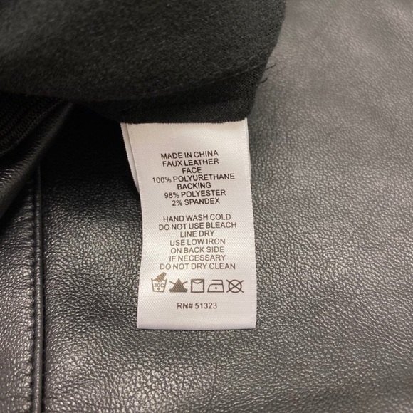 1. State Boy Meets Girl Faux Leather Leggings - Picture 5 of 5